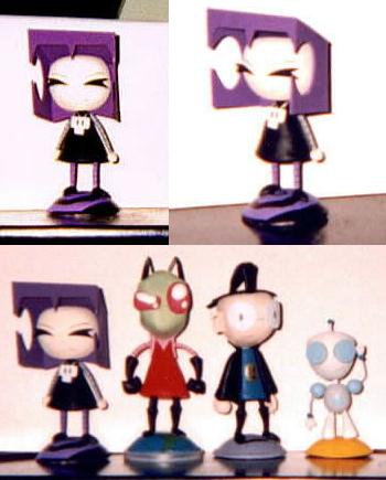 Gaz Statue and My Complete Invader Zim Set