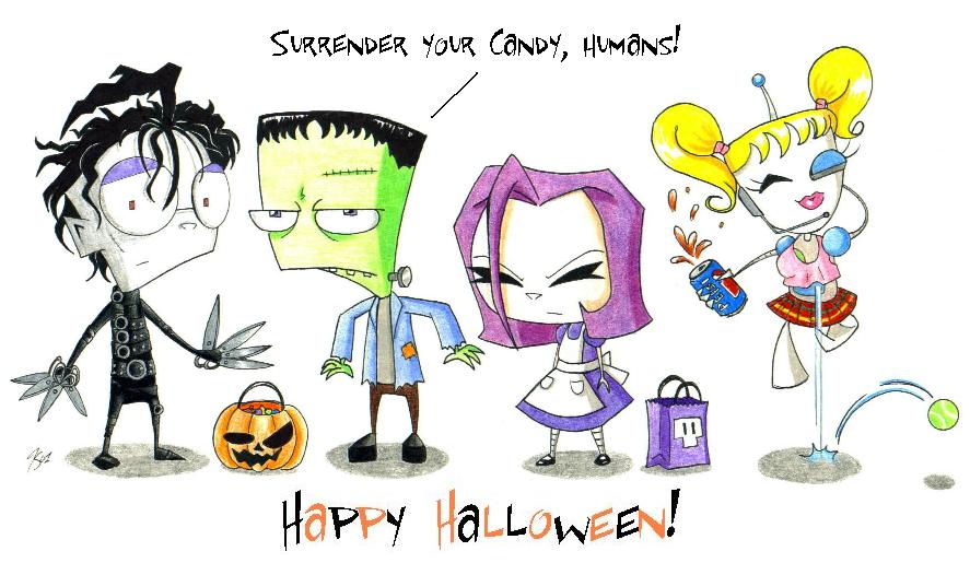 An Invader Zim Halloween