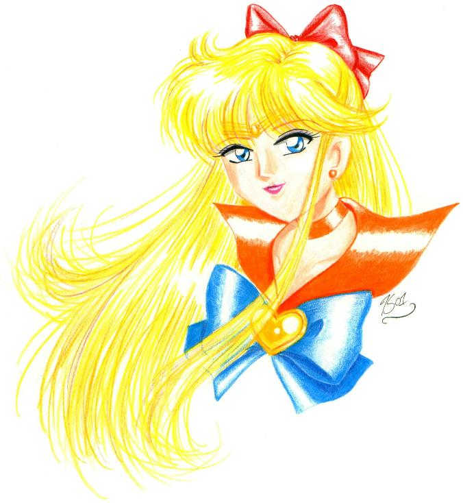 Stylized Sailor Venus from Sailor Moon