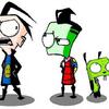 Dib, Zim, and GIR