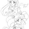 Sailor Moon and Sailor Chibi Moon