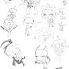 Sketchbook 1- Mainly Invader Zim Stuff