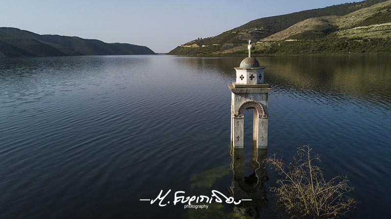 April 2019 abandoned church at kouris dam