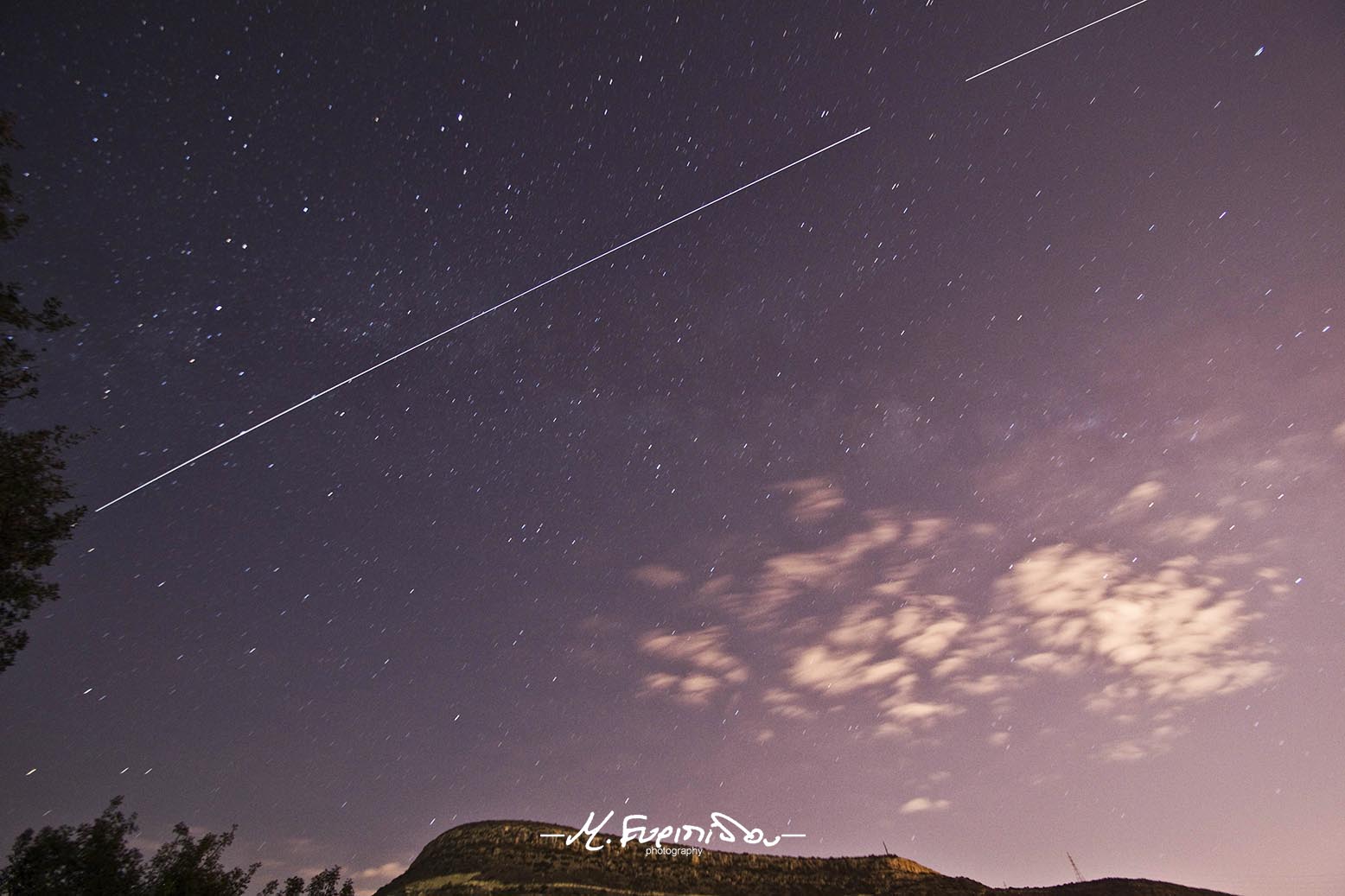 International space station over cyprus