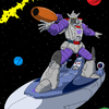 Surfin' Galvatron (Marvel colors)