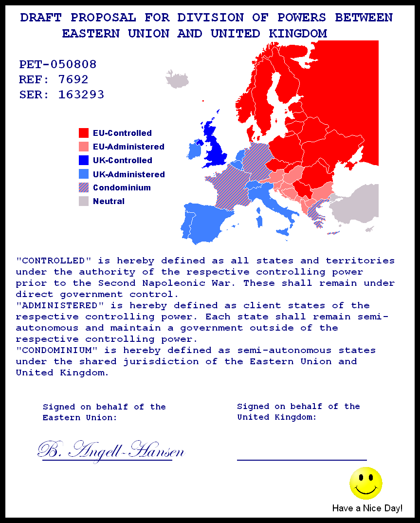 Partition of Europe