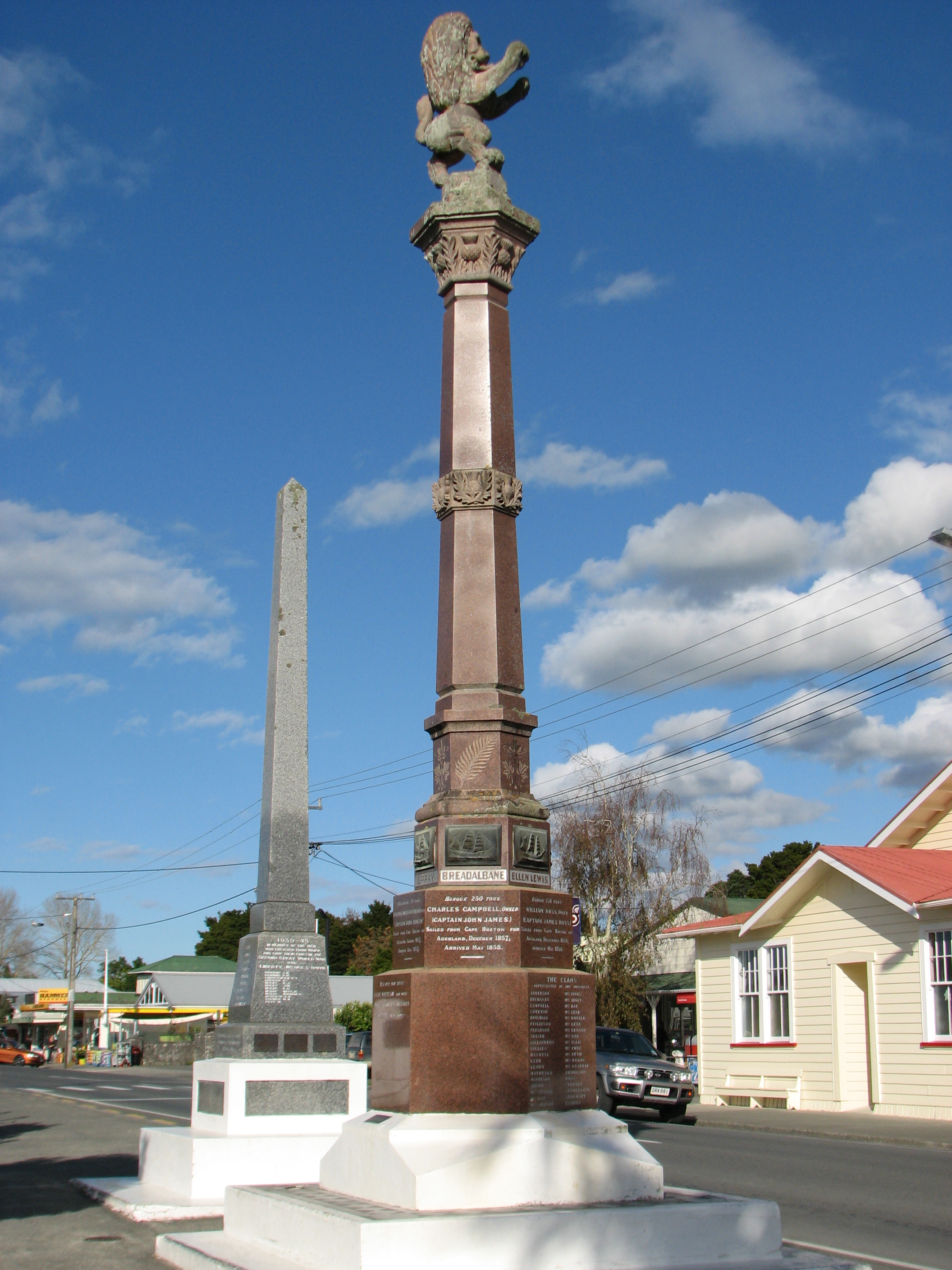 Waipu monuments