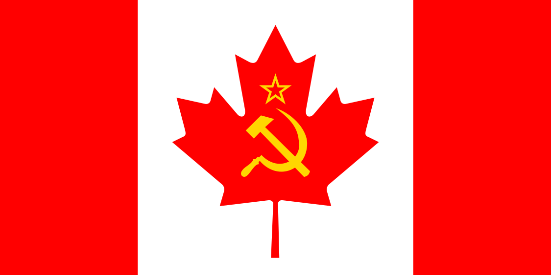 Flag of Soviet Canuckistan