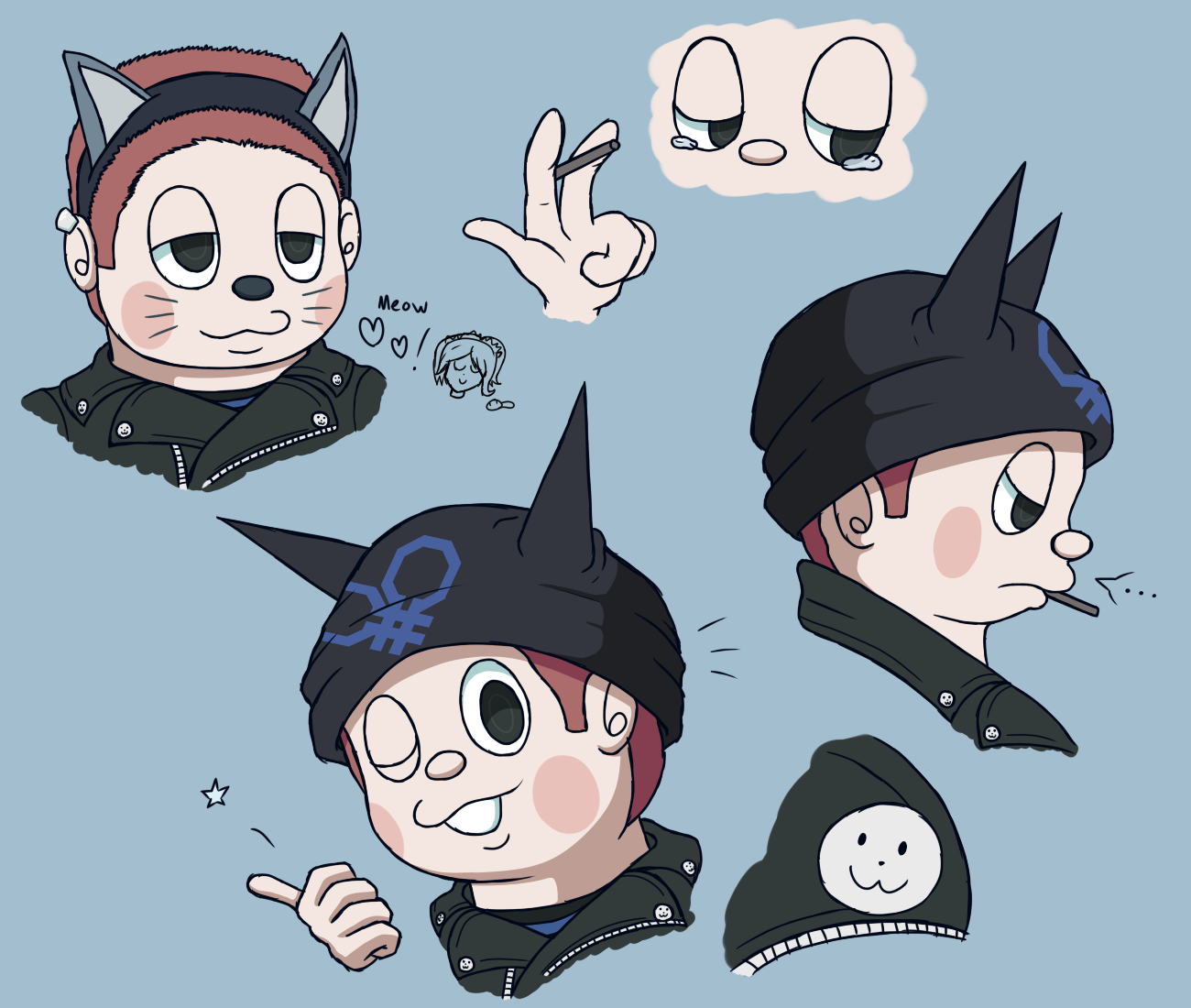 assorted Hoshi doodles