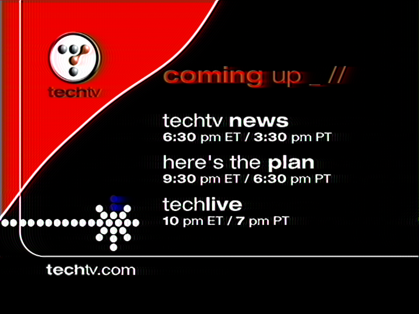 TechTV startup - Here's the plan. (2001)