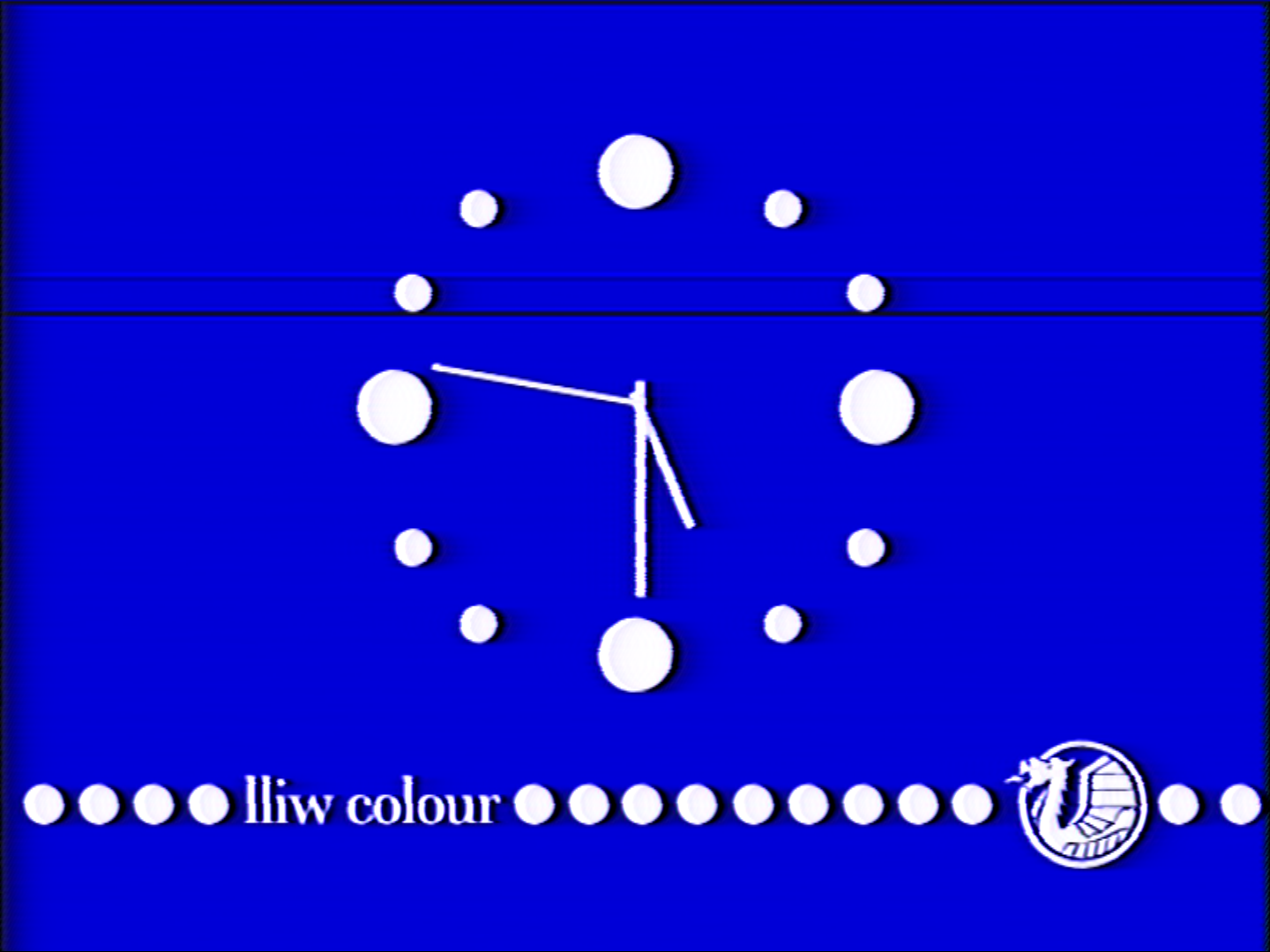 Teledu Cymru clock (1970)