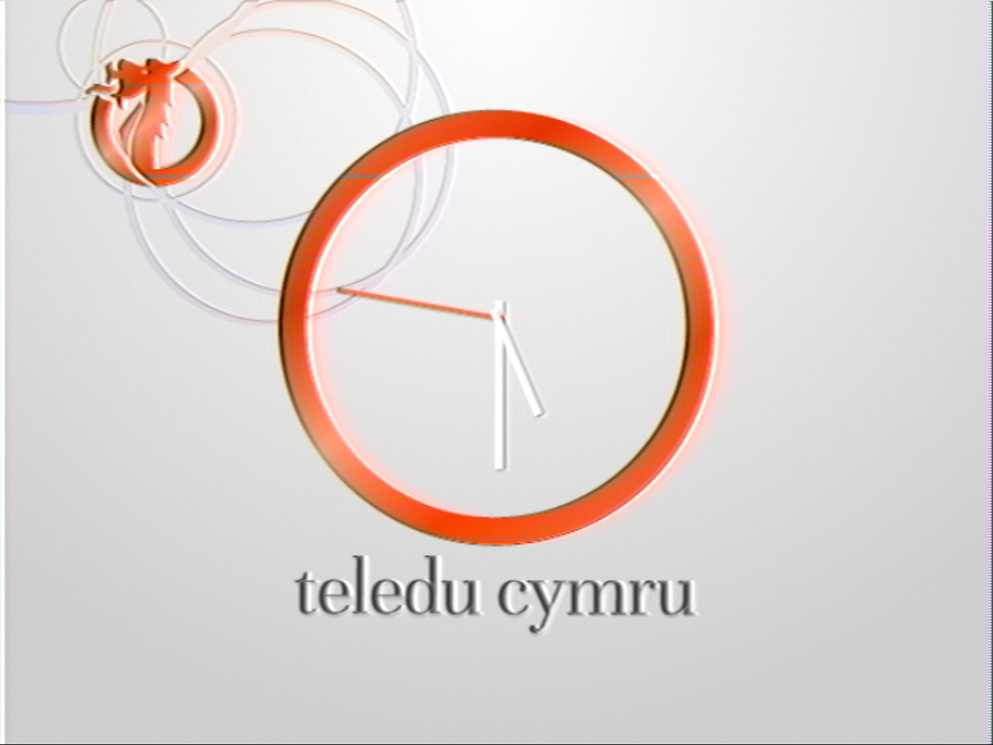 Teledu Cymru clock (1987)