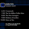 Carlton menu (1976)