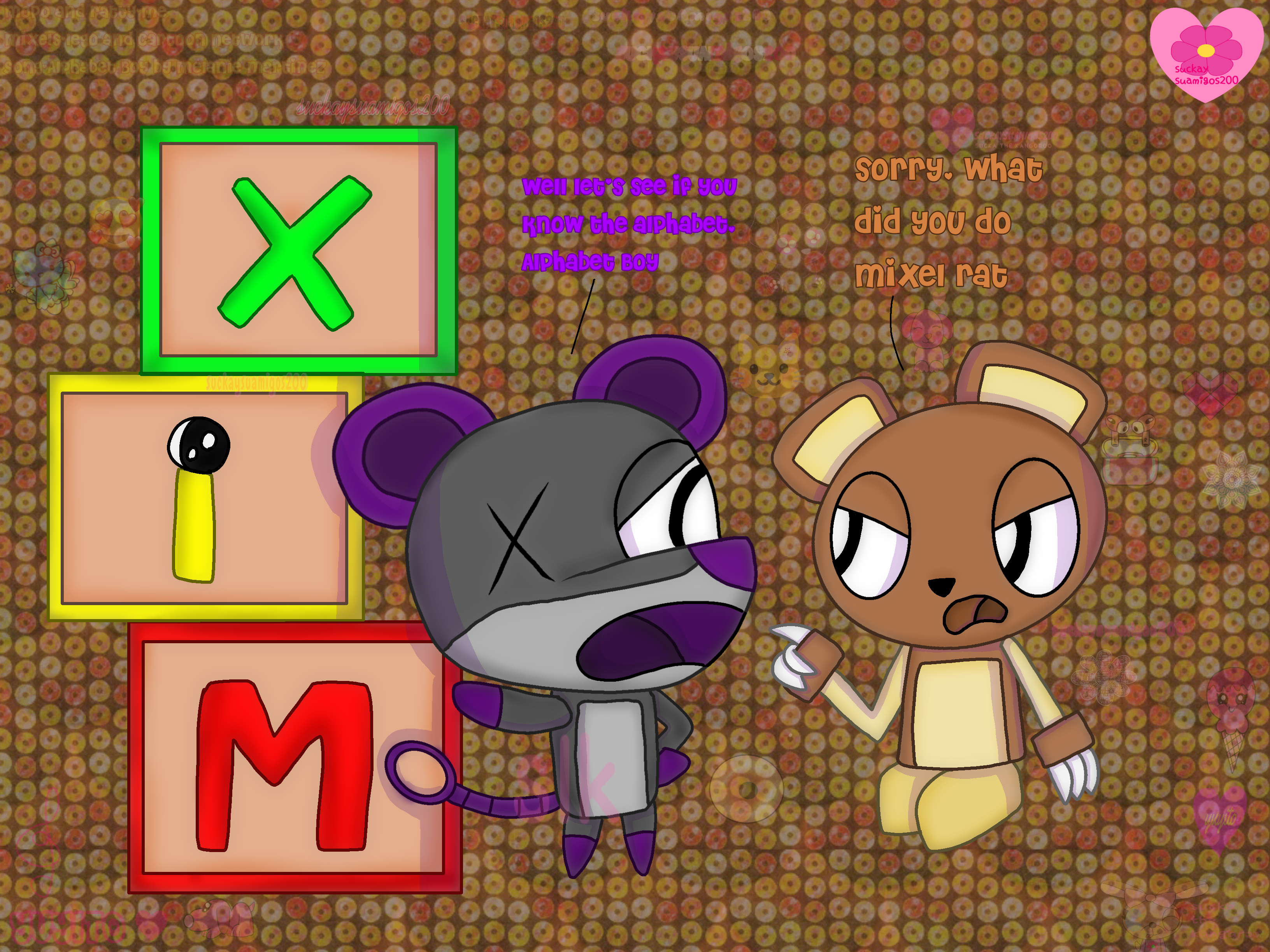 Mxls: Alphabet mixels