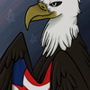 Bald Eagle & US Flag