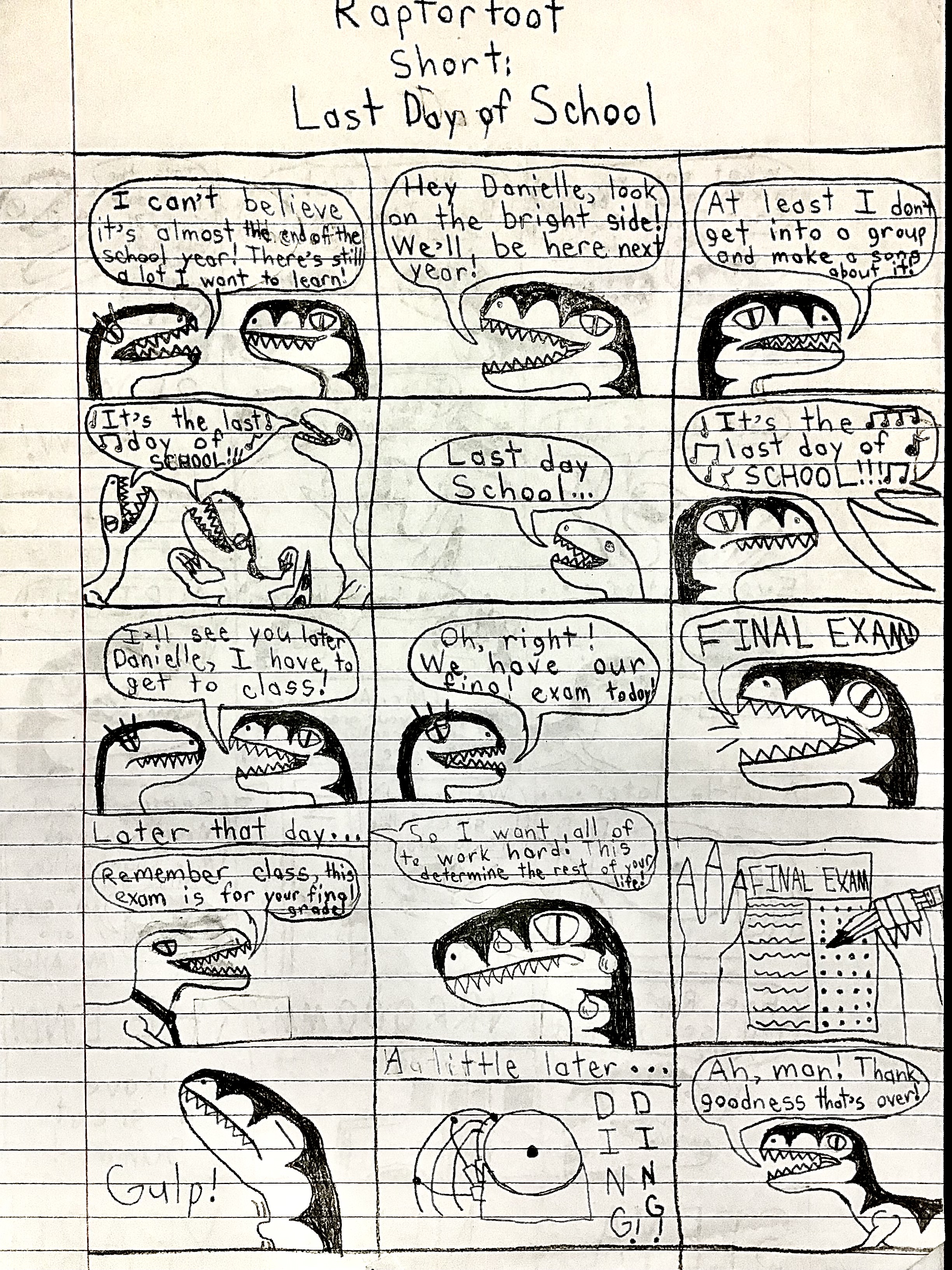 Raptorfoot: Last Day of School (Part 1)