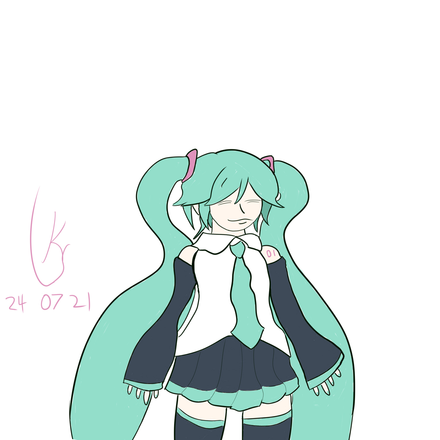 She's Miku!