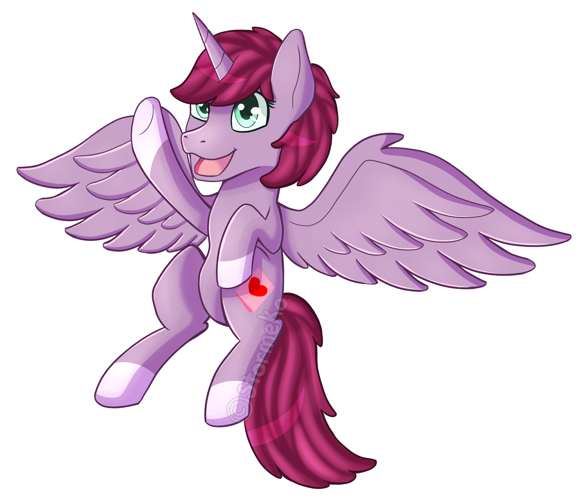 Lilac as an Alicorn