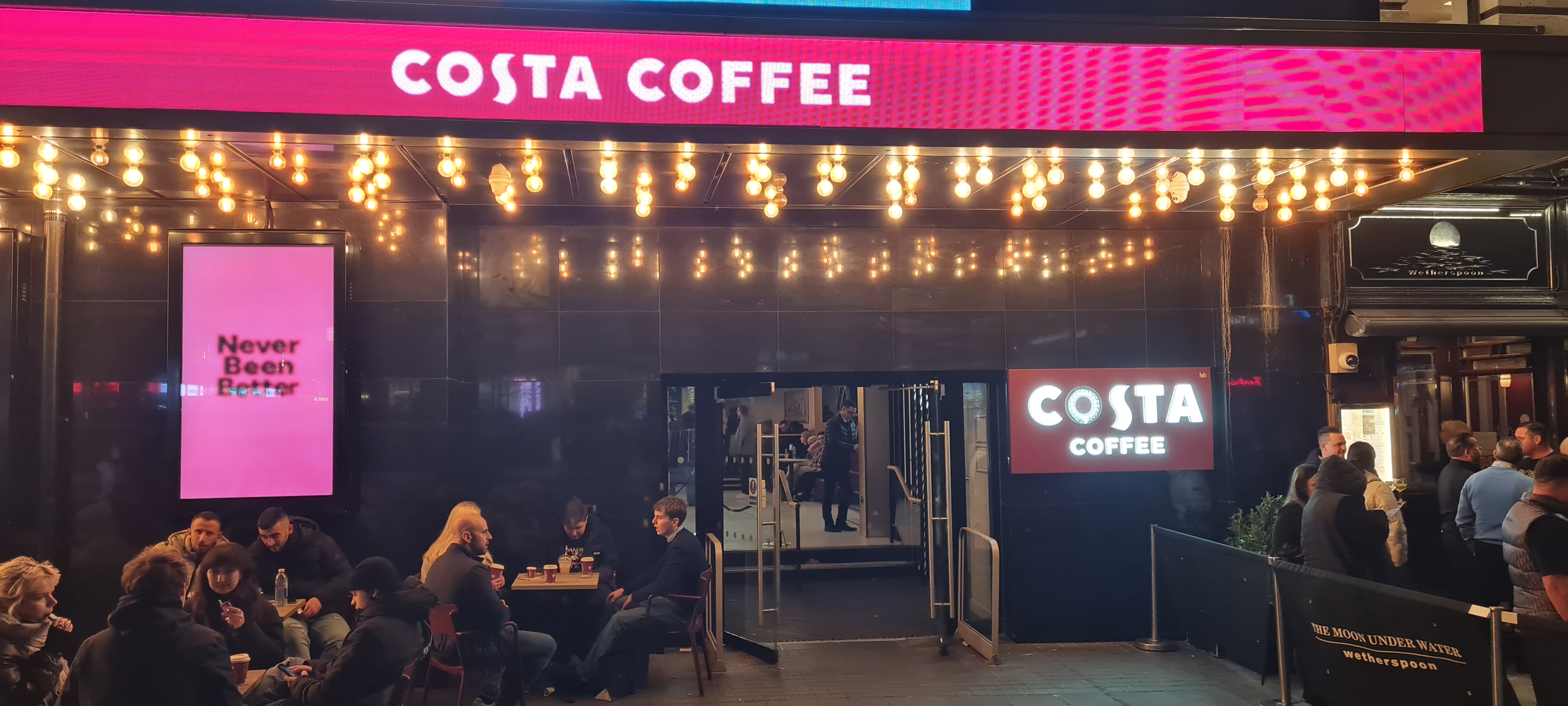 Costa Coffee Odeon Luxe Leicester Square (3 February)