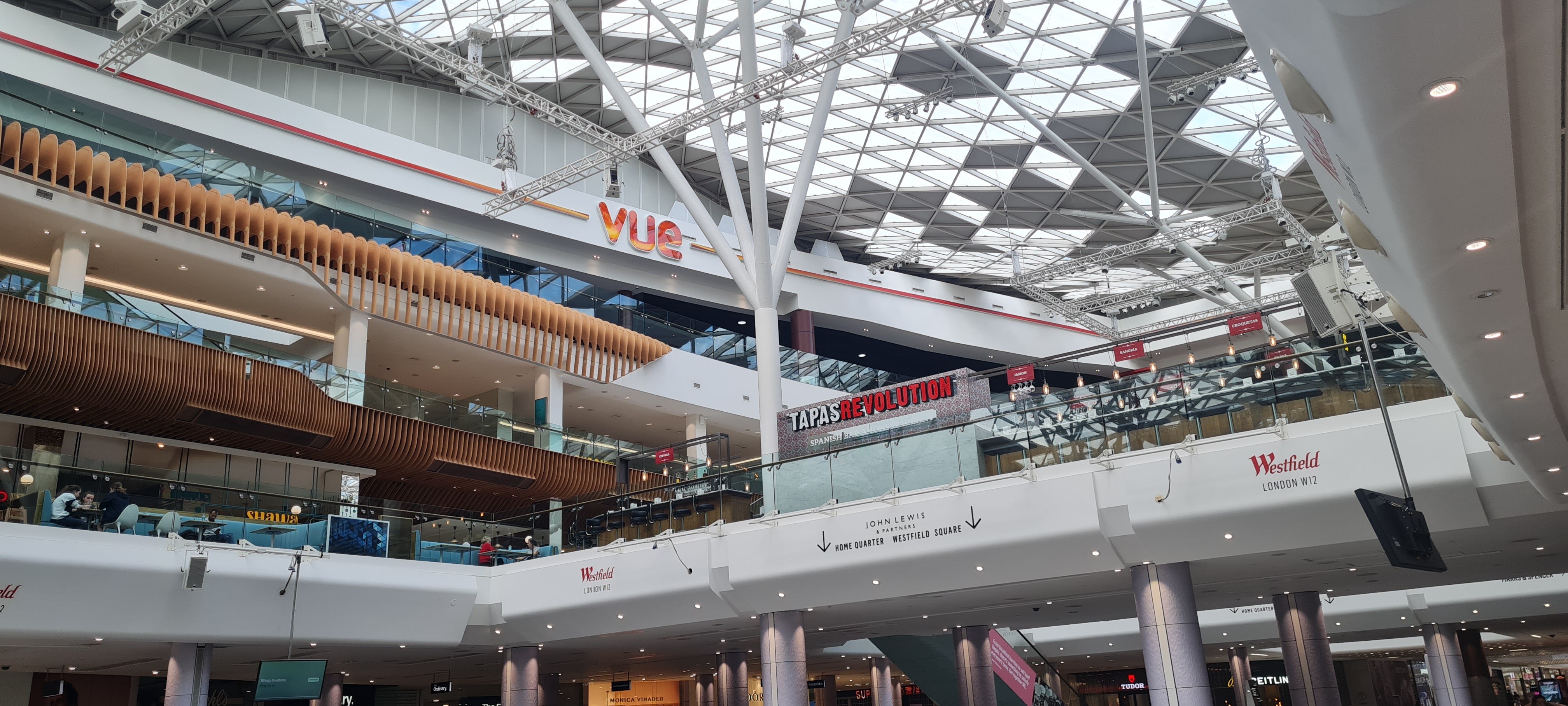 Inside Westfield London (16 June)