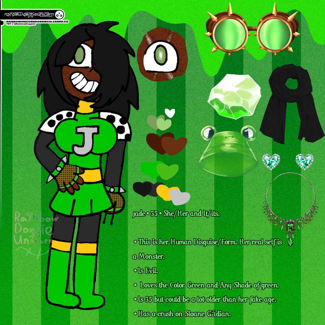 MultiFandom Oc- Jade Bandit