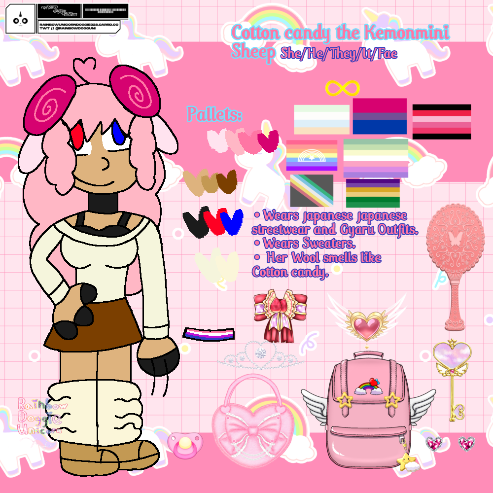 Cotton candy the Kemonmini Sheep