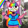 RainbowDoggieUnicorn in Sports Outfit