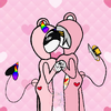 Chroma X J in a Care Bear Kigurumi