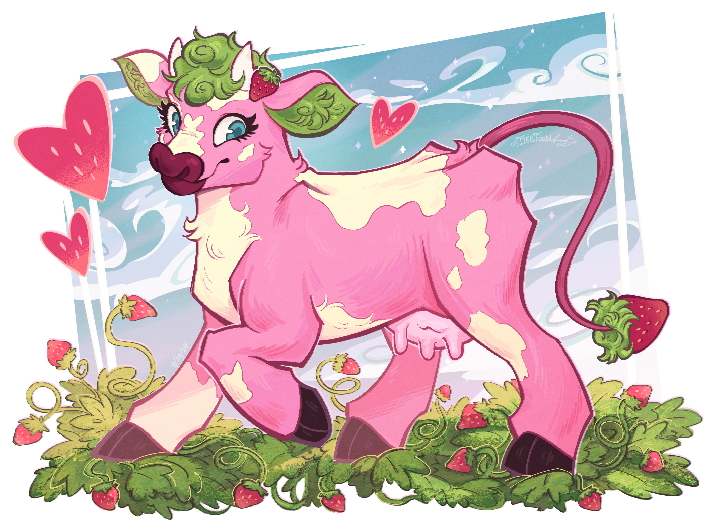 strawby cow ...