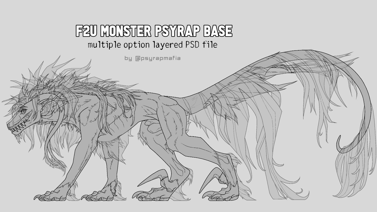 F2U monster psyrap base (PSD