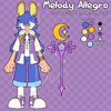 melody allegro - ref sheet