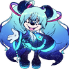 Miku Mouse | Blue Star | FULL BODY