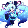 Miku Mouse | Blue Star | Doodle