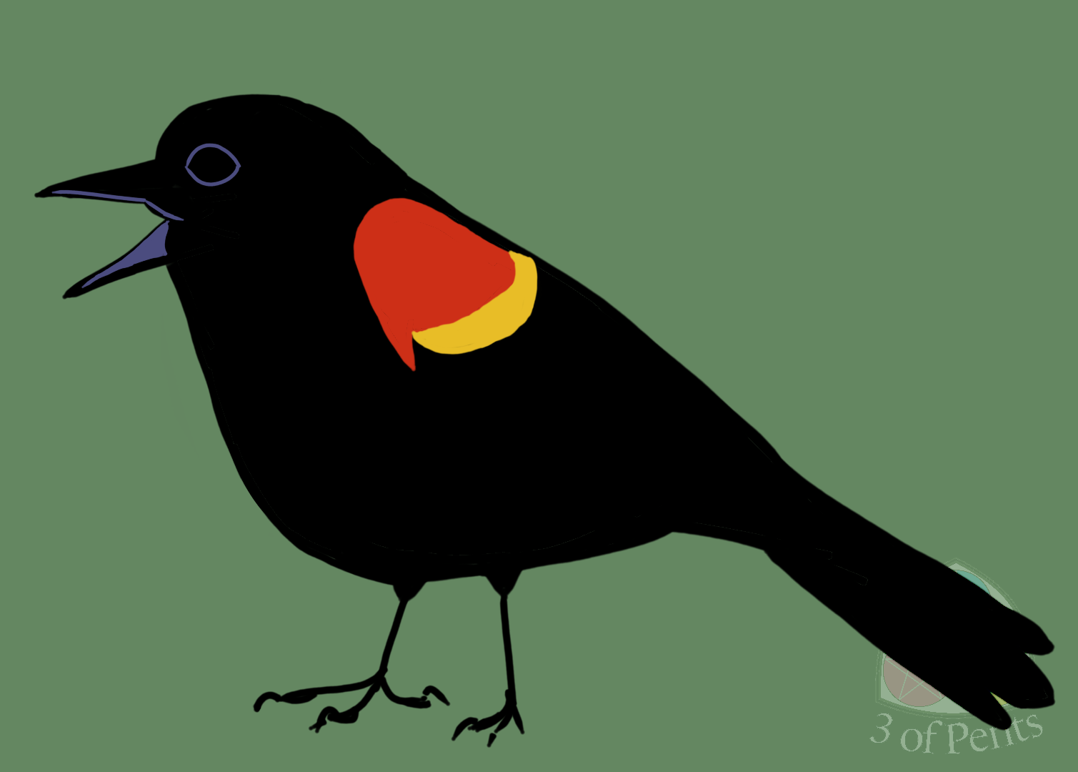 100 Palette Challenge // Palette #4 // Blackbird