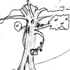 Daily Sketch // A swearing tree