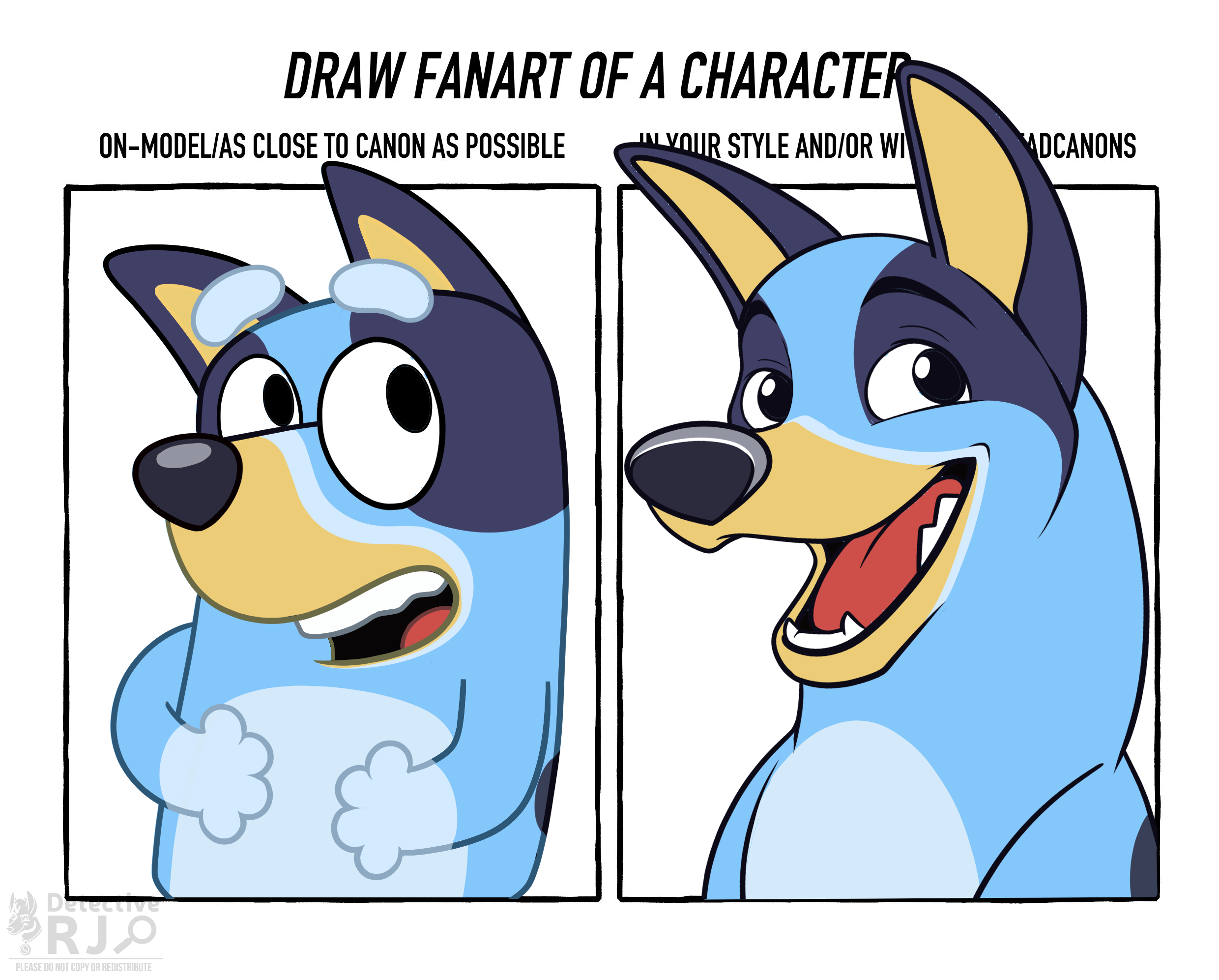 Fanart Meme: Bluey