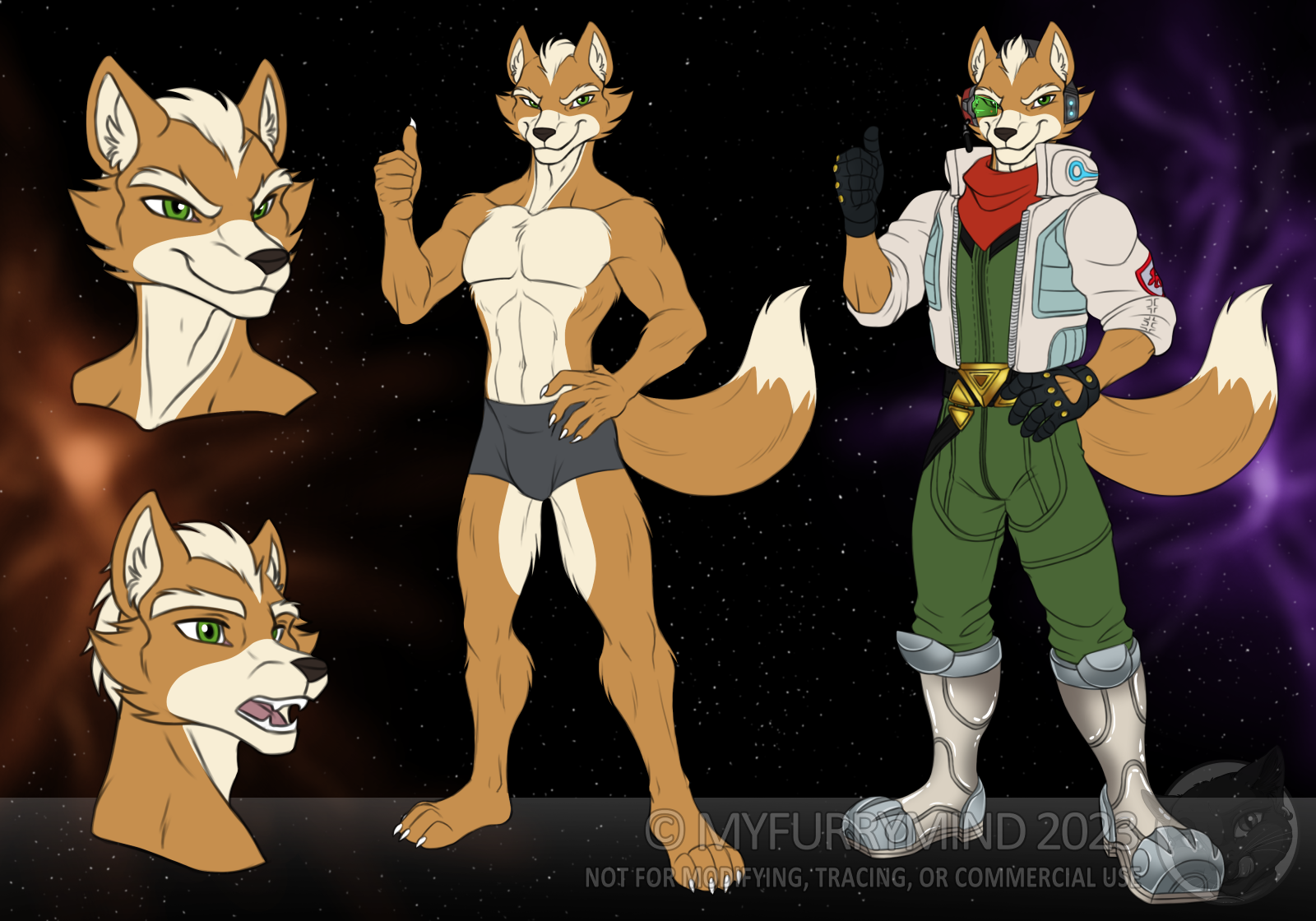 Artcrap: My Fox McCloud Design