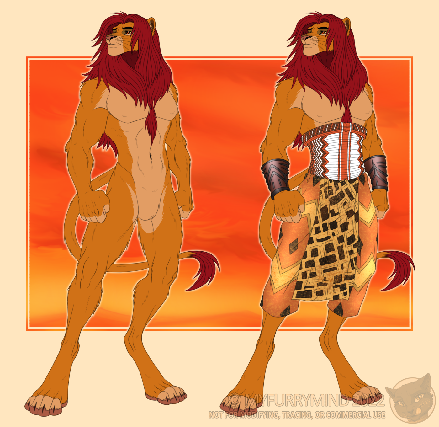 Anthro Adult Simba