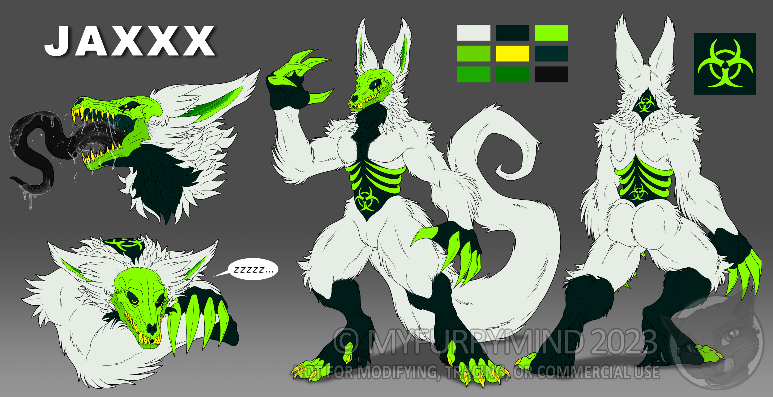 Comm: Jaxxx Character Sheet for Yozora_Cutie (SFW)