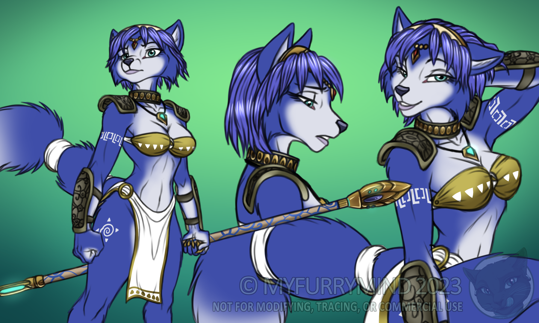 Artcrap: Krystal From Star Fox Adventures (+1 Alt)