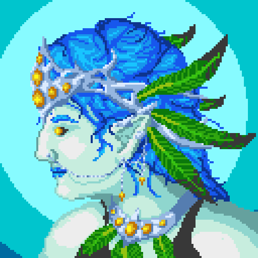 [128x] Blue Goddess