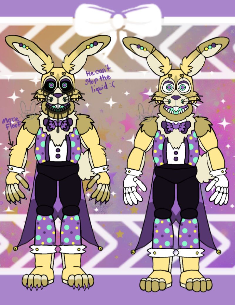 Spring Bonnie (Demon/ITP) AU Design