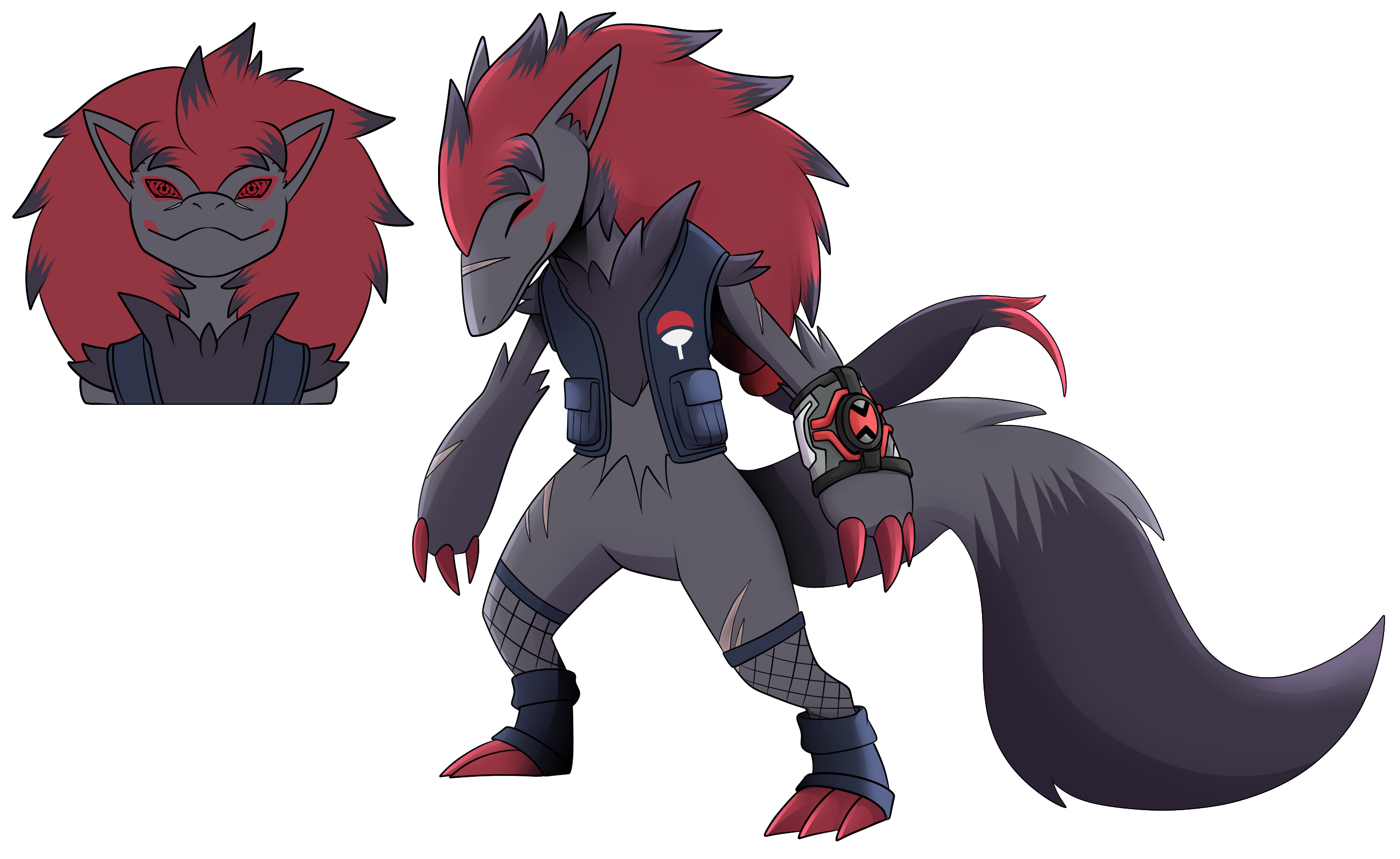 Commission: Uchiha Zoroark