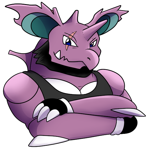 Commission: Jaron The Nidoking Sticker