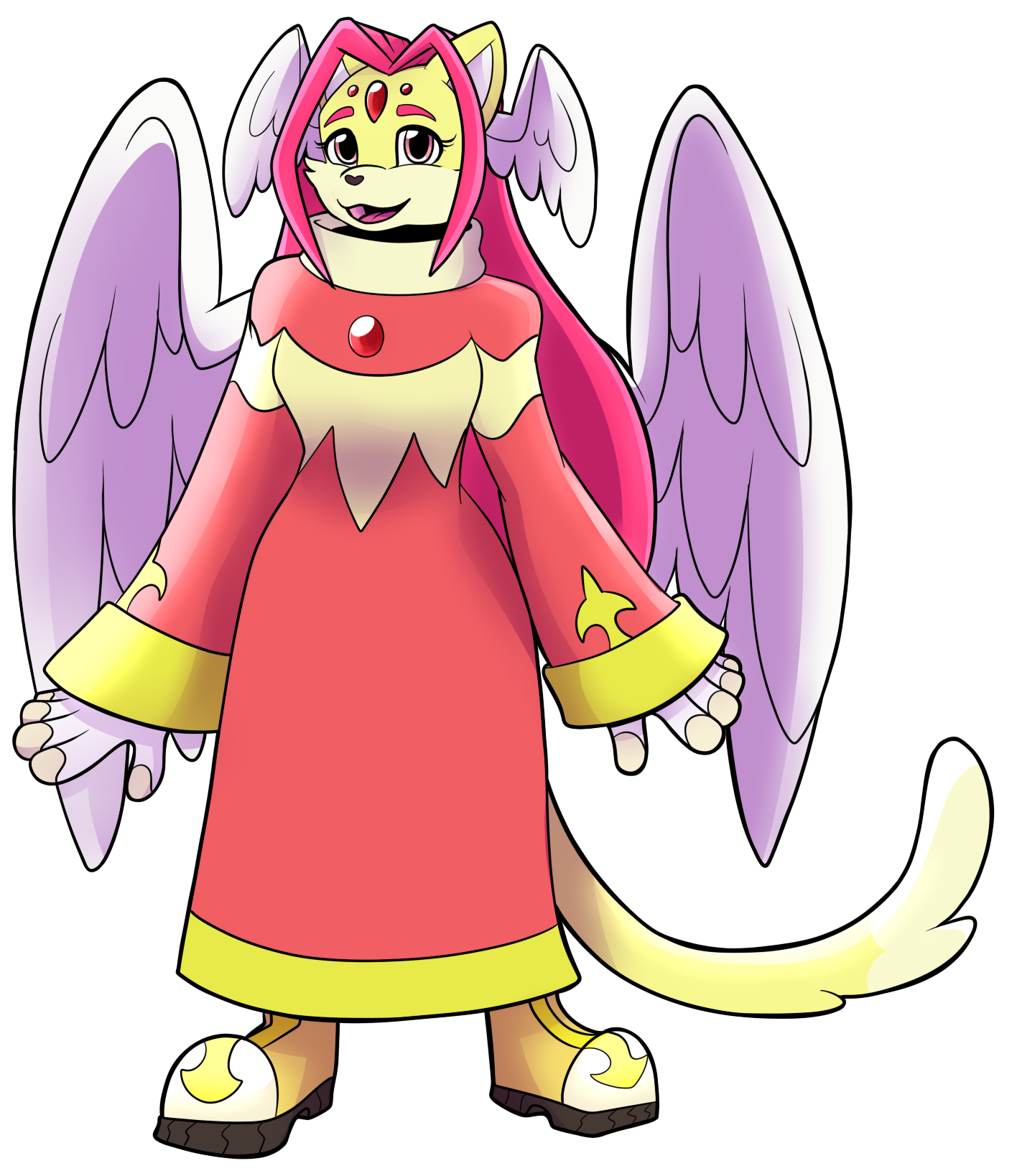 Faith the winged cat