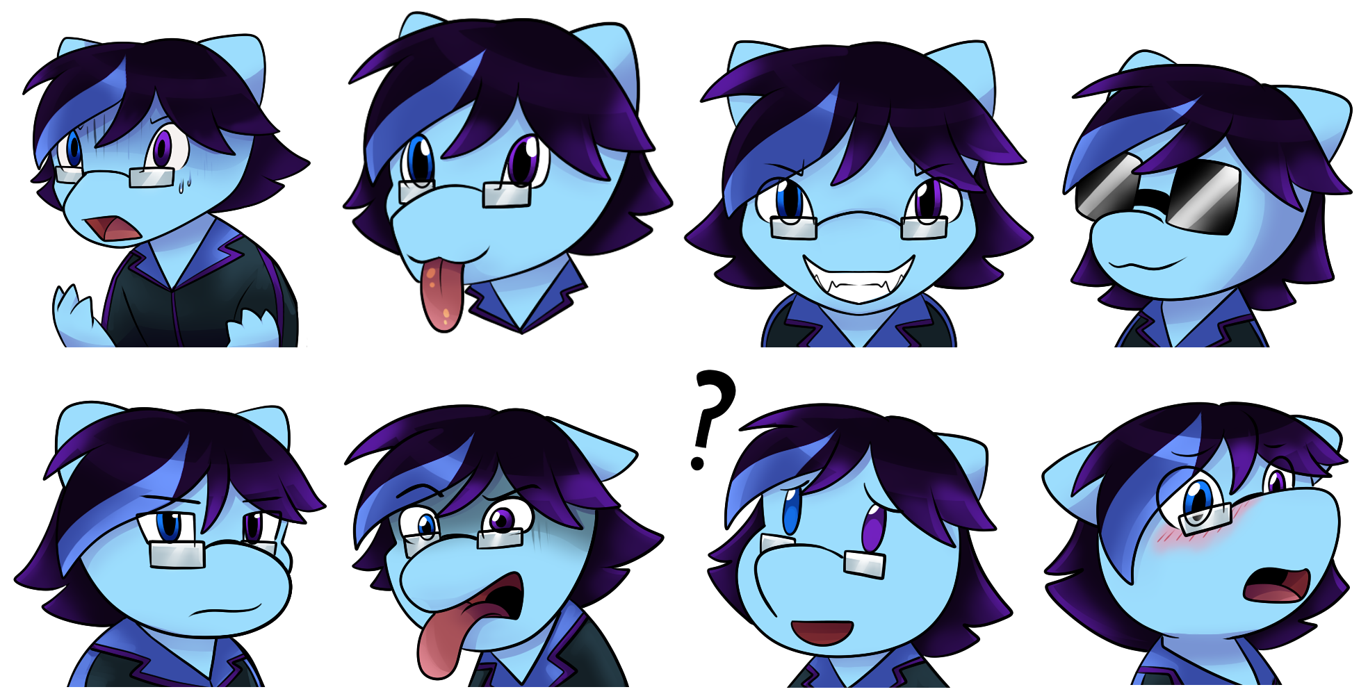 Commission: ZeroSpark sticker set 01