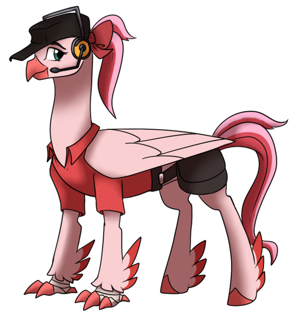 Red Fem Hippogriff Scout