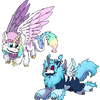 Chibi Puff and Nugget