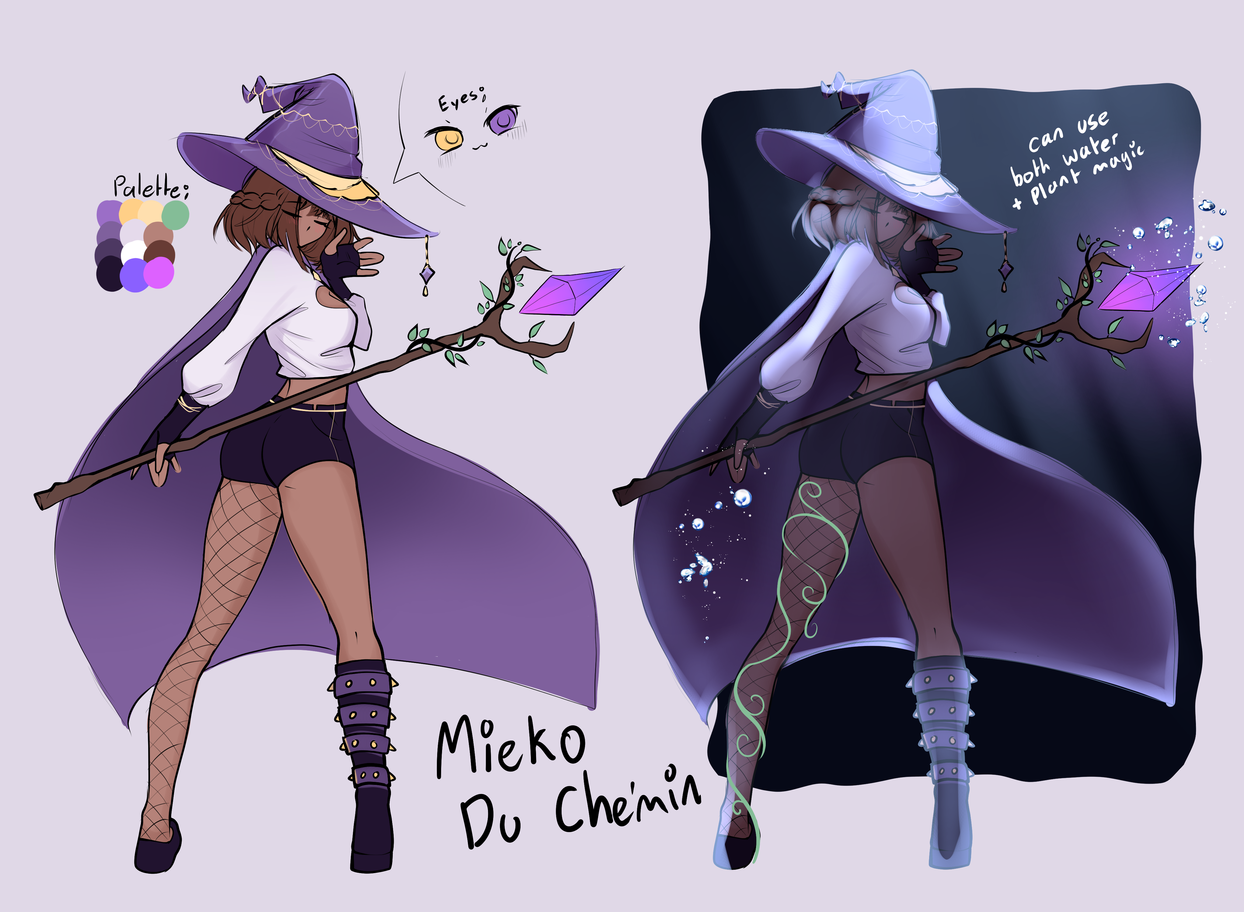 [OC] Mieko ref sheet