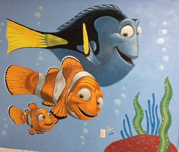 Finding Nemo Mural 1